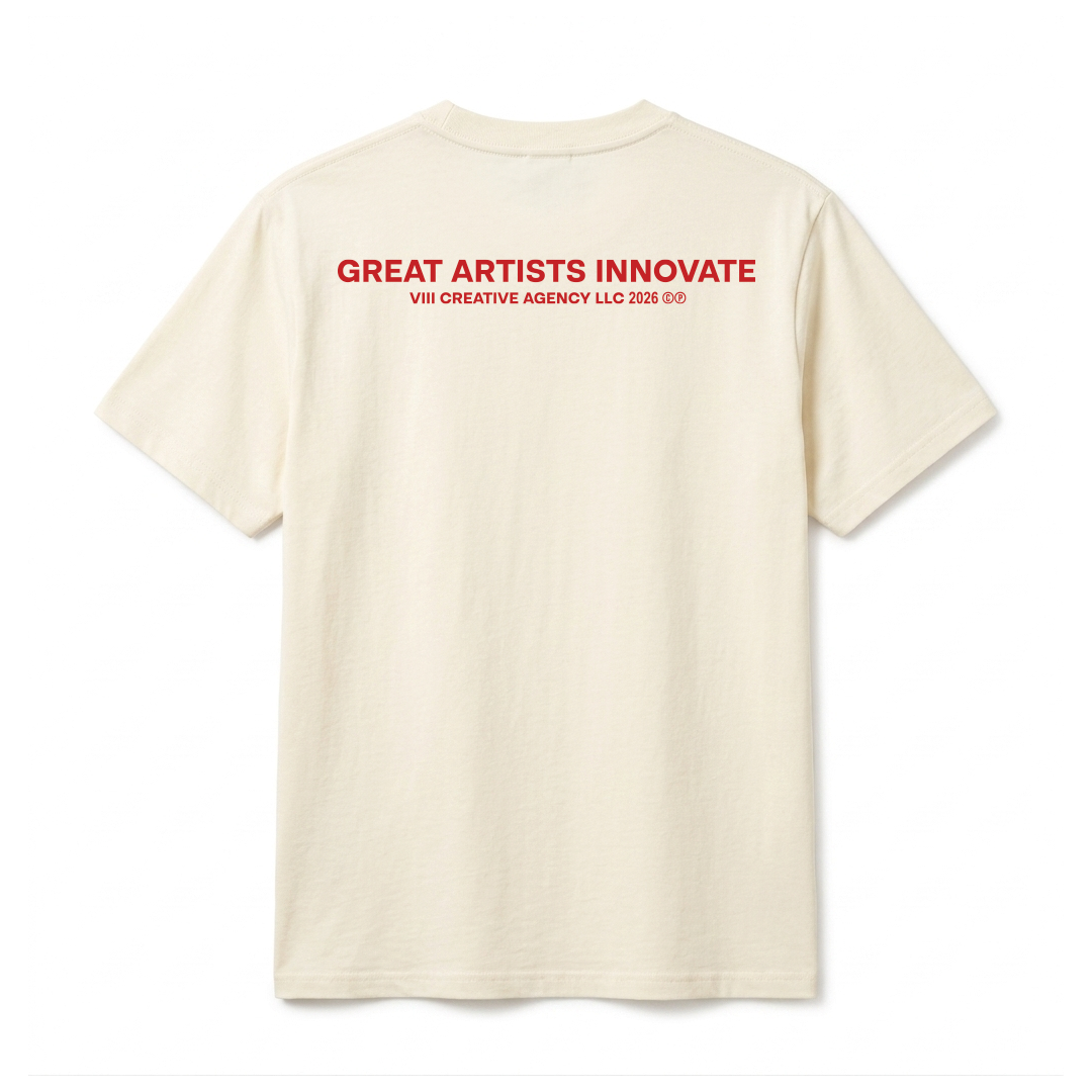 VIII Music Radio "Great Artists Innovate" Tee
